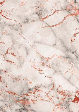 Rose Gold Marble 06