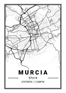 Murcia Light City Map