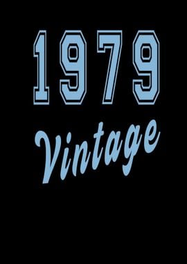 Retro 1979 Vintage Text