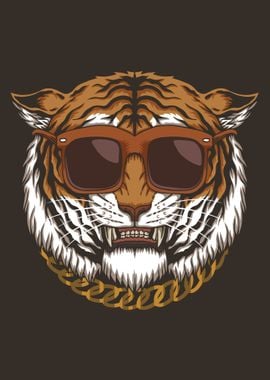 Gangster Tiger Animal face