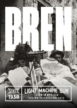 Bren MG Poster