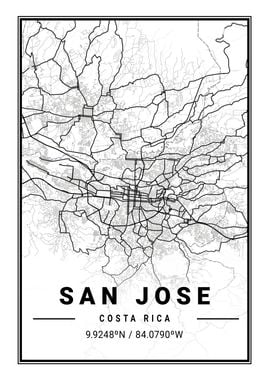 San Jose Light City Map