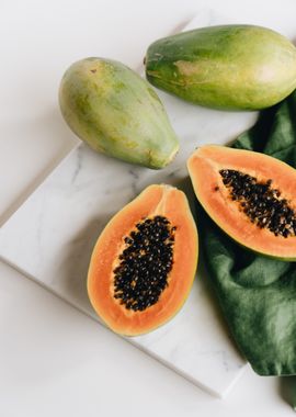 three papaya