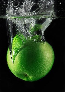 water green apple