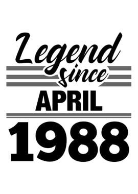 Legend Since April 1988