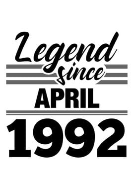 Legend Since April 1992