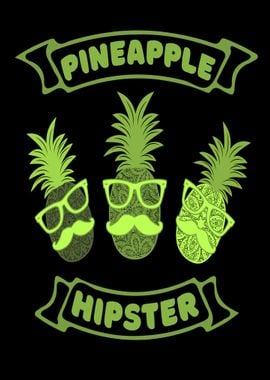 Hipster pineapple party