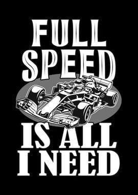 Racing Car Saying