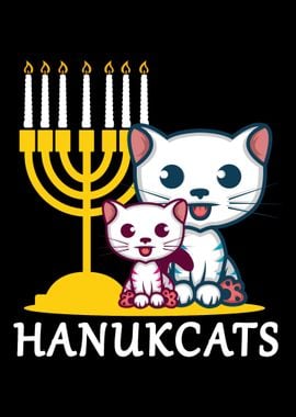 Hanukcats Jew And Pun Fan