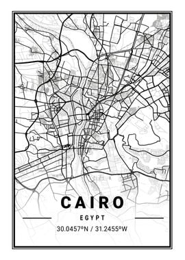 Cairo Light City Map