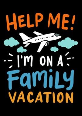 Family Vacation Airplane