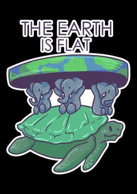 flat Earth conspiracy elep