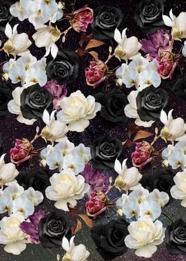 Abstract floral background