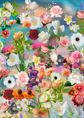 Abstract floral background