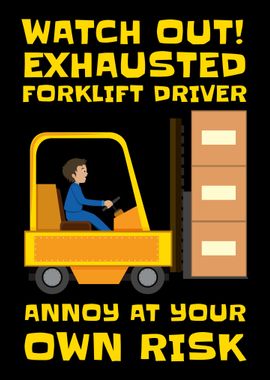 Funny Forklift Driver