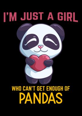 Girls Love Panda animal gi