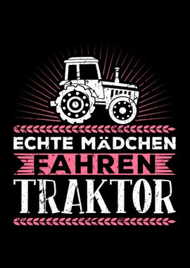 Landwirtin Traktor Frau