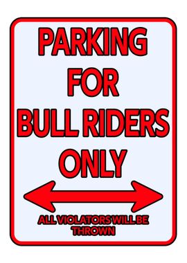 Parking bull riding shield