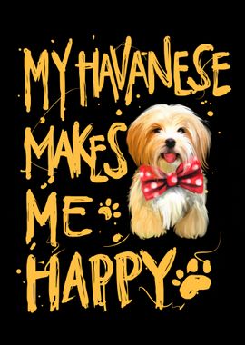 My havanese happy