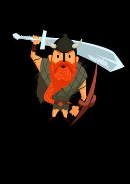 Funny Viking Warrior