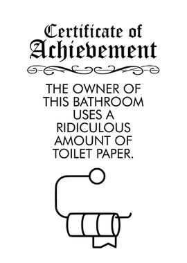 Funny Bathroom TP User