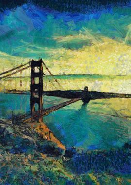 SAN Francisco Bridge paint