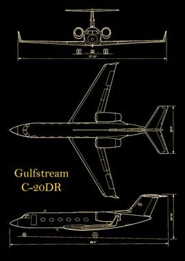 Gulfstream C 20DR gold