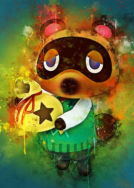 Tom Nook Painting