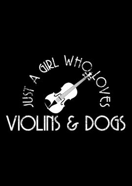 Violin Dog Girl