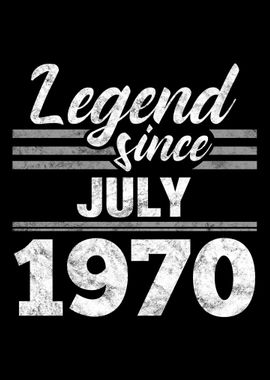 Legend Since July 1970