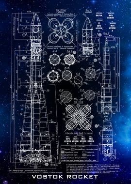 vostok rocket blueprint