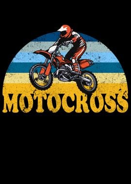 Motocross Racing Biker