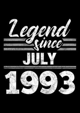 Legend Since July 1993