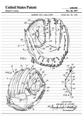 1971 baseball glove