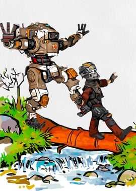 Titanfall 2 Calvin Hobbes