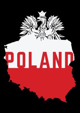 Poland Polska Eagle Flag G