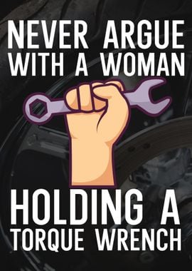 Women holding a torque