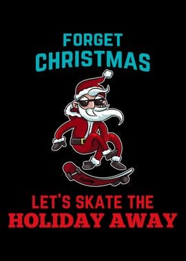 Skateboard Santa Claus Chr