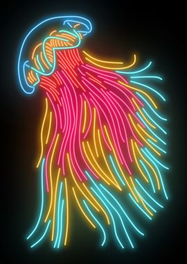 Jellyfish Neon Sign