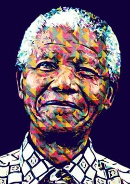 Nelson Mandela Pop Art