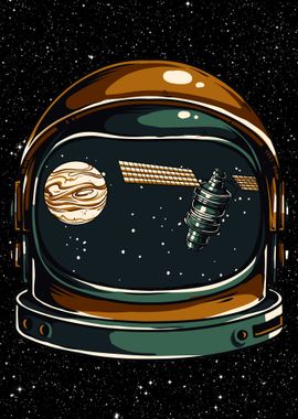 Astronaut helmet Space