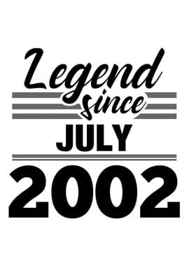 Legend Since July 2002