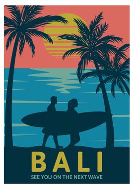 Surfing Bali