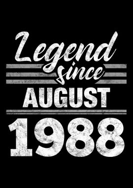 Legend Since August 1988