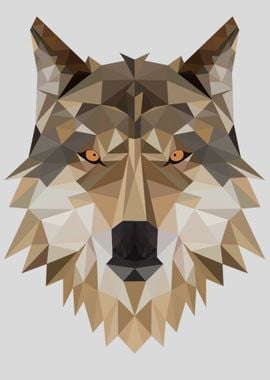 Wolf Animal Polygon