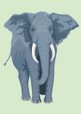 Elephant Animal painted