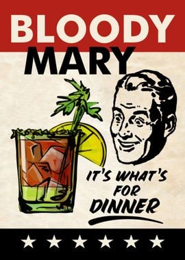 Funny Bloody Mary Man