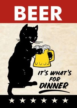 Funny Bar BEER CAT