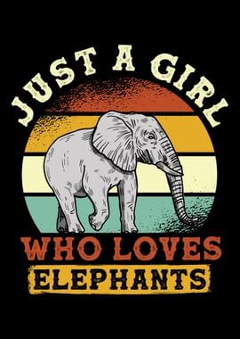 Girl Loves Elephants