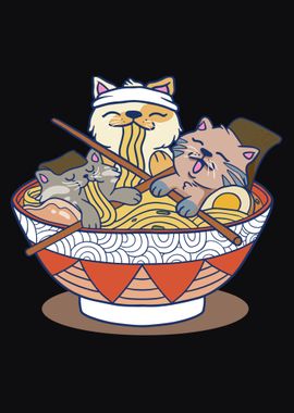 Kawaii Cats Ramen Noodles